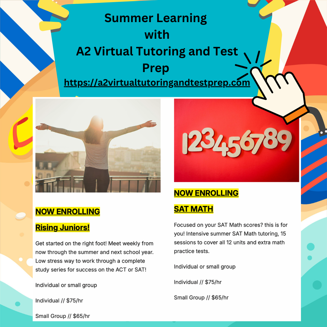 Blog – A2 Virtual Tutoring and Test Prep LLC